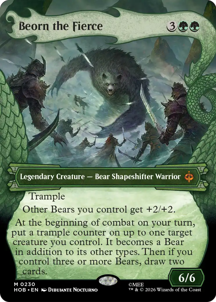 Beorn the Fierce (Showcase) [The Hobbit] | Jomio and Rueliete's Cards and Comics