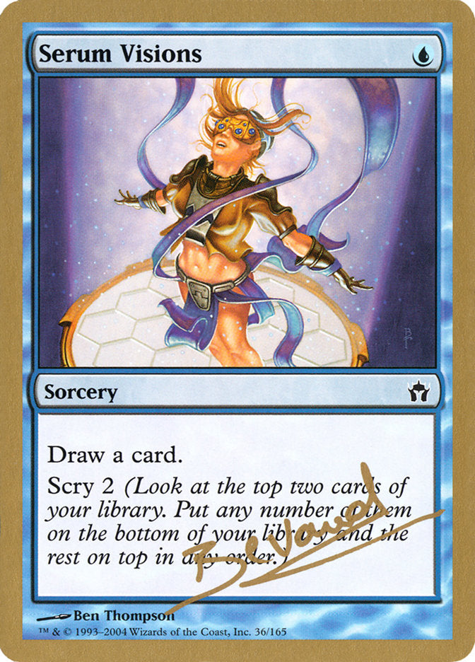 Serum Visions (Manuel Bevand) [World Championship Decks 2004] | Jomio and Rueliete's Cards and Comics