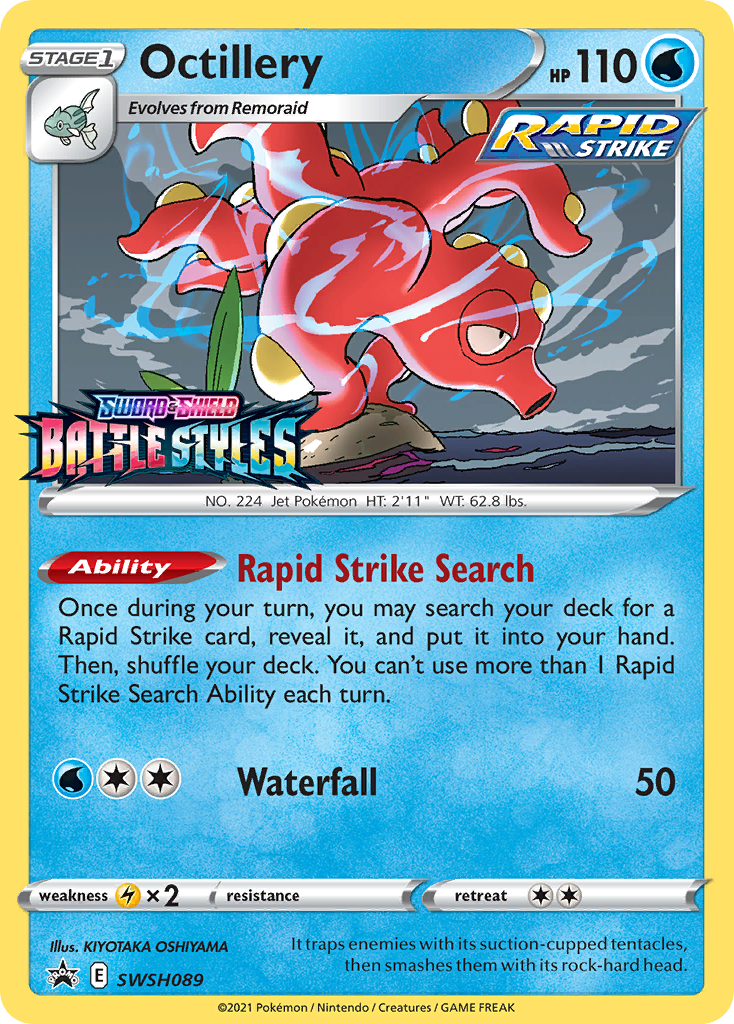 Octillery (SWSH089) (Prerelease Promo) [Sword & Shield: Black Star Promos] | Jomio and Rueliete's Cards and Comics