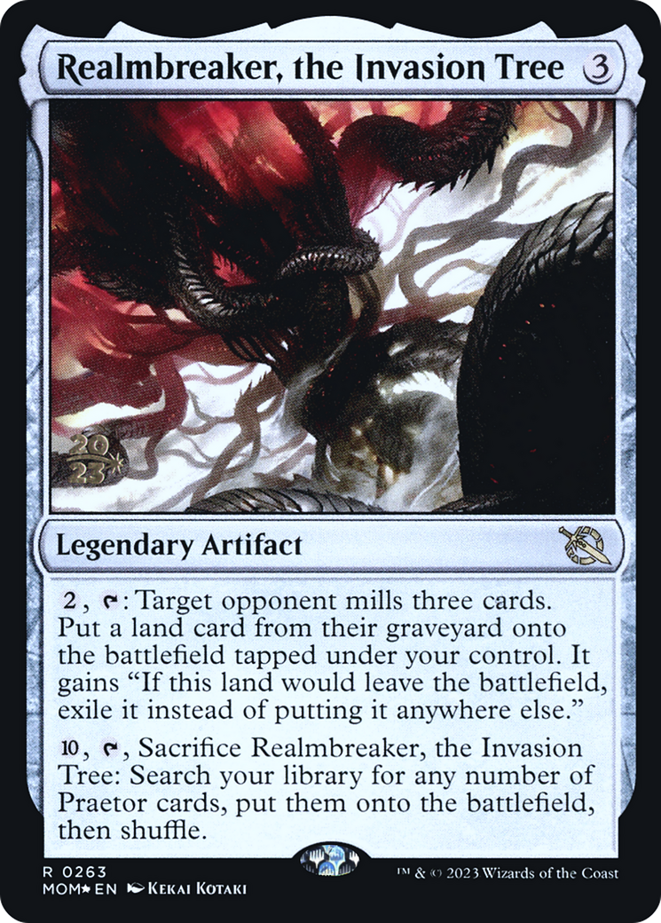 Realmbreaker, the Invasion Tree [March of the Machine Prerelease Promos] | Jomio and Rueliete's Cards and Comics