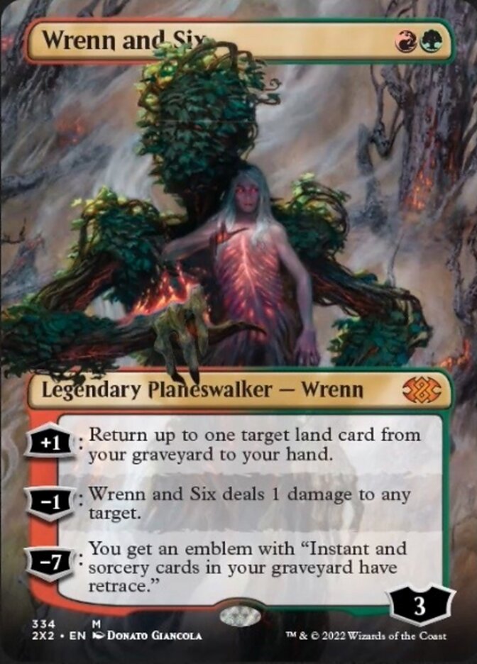 Wrenn and Six (Borderless) [Double Masters 2022] | Jomio and Rueliete's Cards and Comics