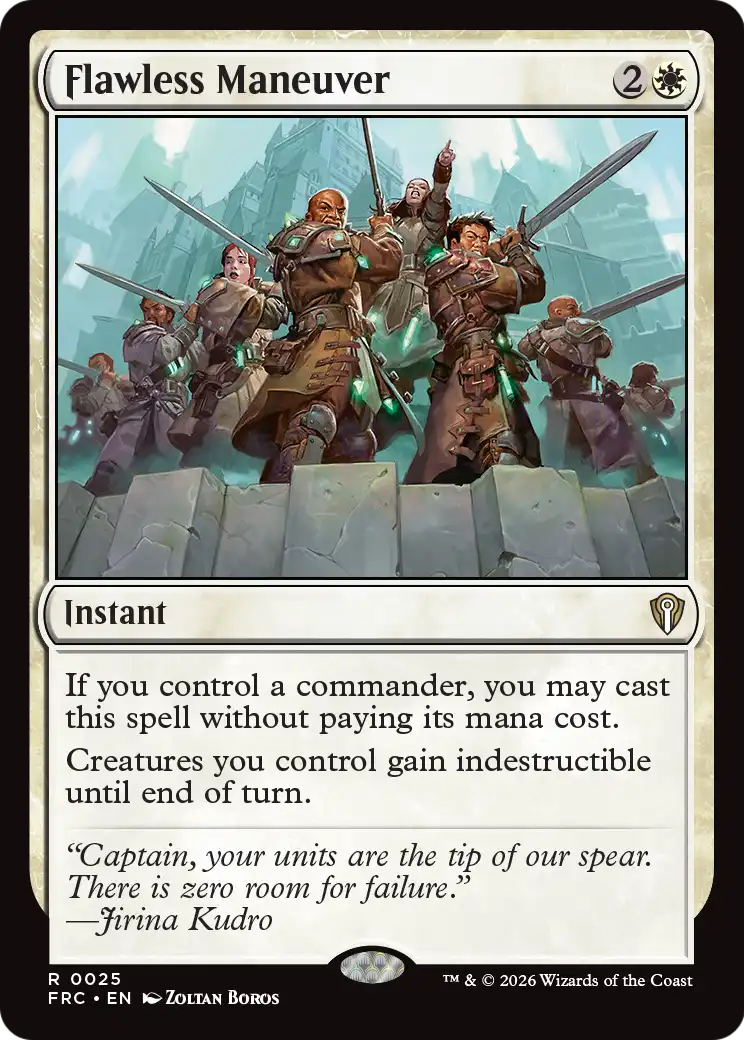 Flawless Maneuver [Reality Fracture Commander] | Jomio and Rueliete's Cards and Comics