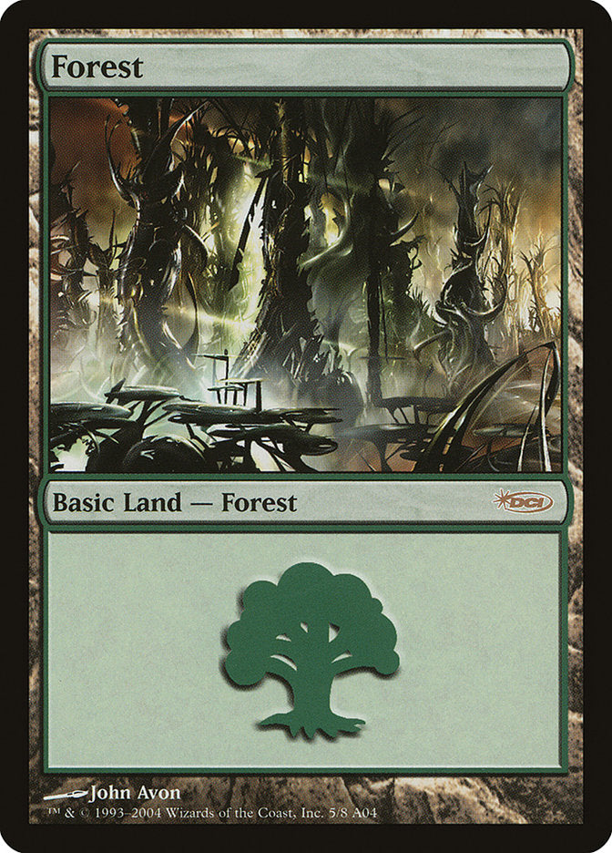 Forest (5) [Arena League 2004] | Jomio and Rueliete's Cards and Comics