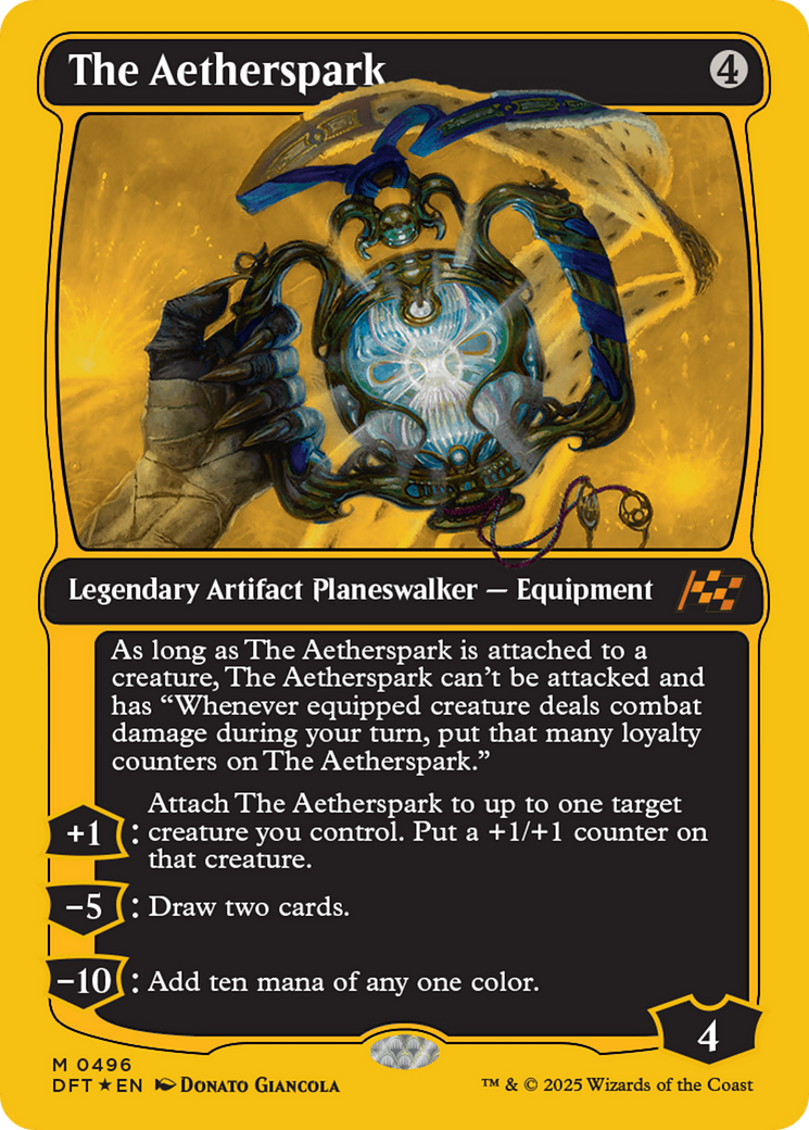 The Aetherspark (First-Place Foil) [Aetherdrift] | Jomio and Rueliete's Cards and Comics
