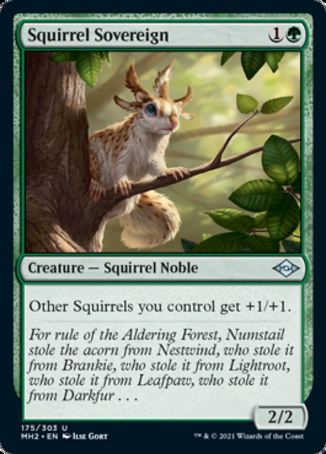 Squirrel Sovereign [Modern Horizons 2] | Jomio and Rueliete's Cards and Comics