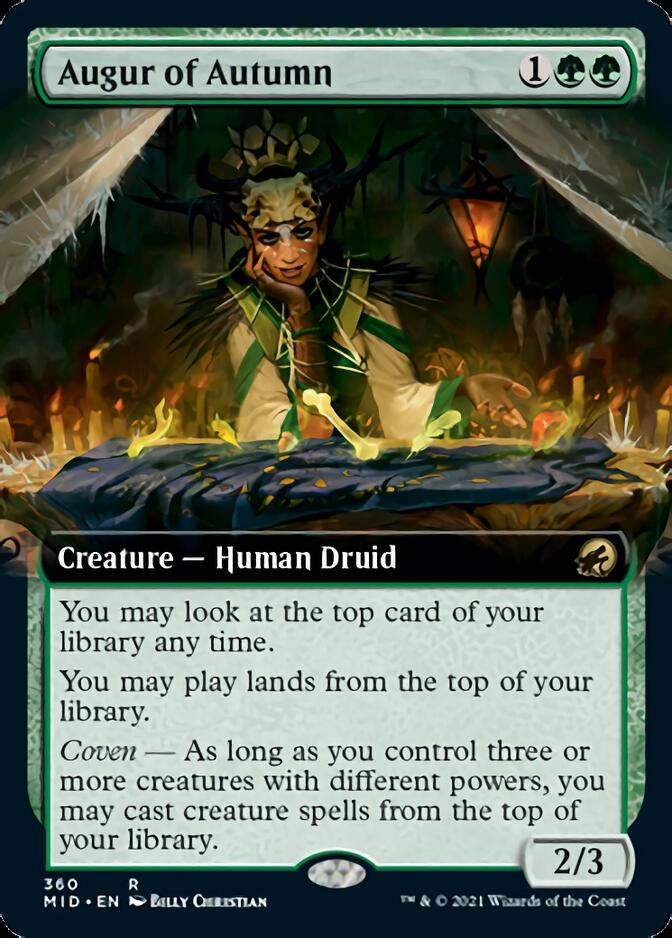 Augur of Autumn (Extended Art) [Innistrad: Midnight Hunt] | Jomio and Rueliete's Cards and Comics