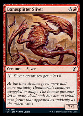 Bonesplitter Sliver [Time Spiral Remastered] | Jomio and Rueliete's Cards and Comics