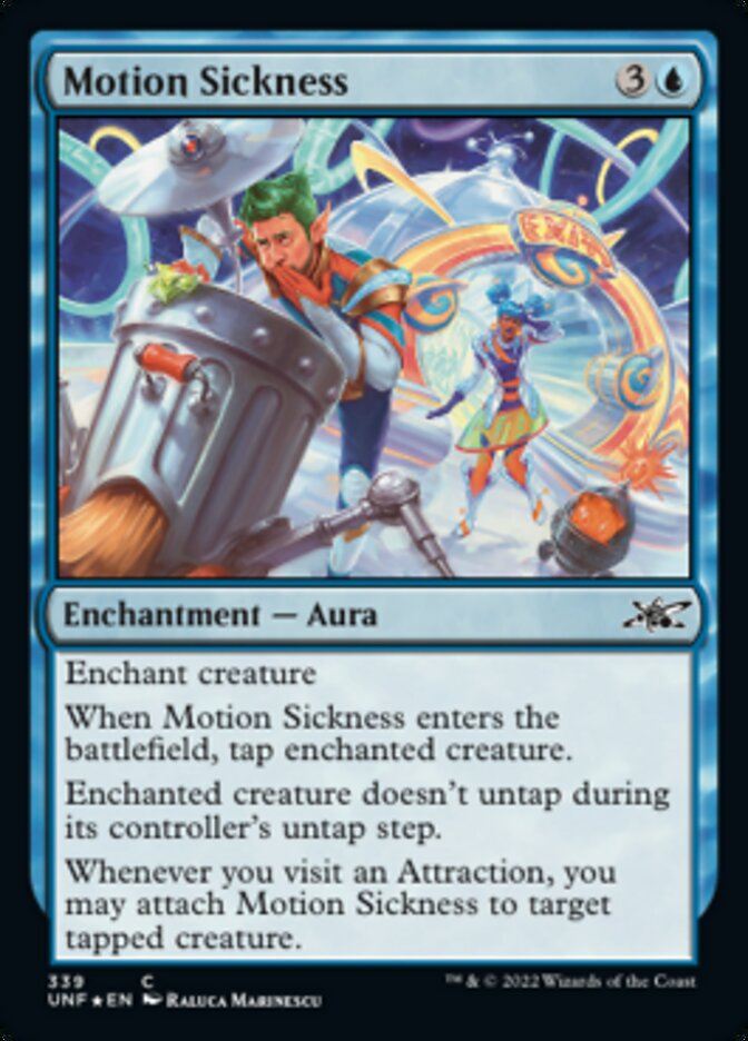Motion Sickness (Galaxy Foil) [Unfinity] | Jomio and Rueliete's Cards and Comics