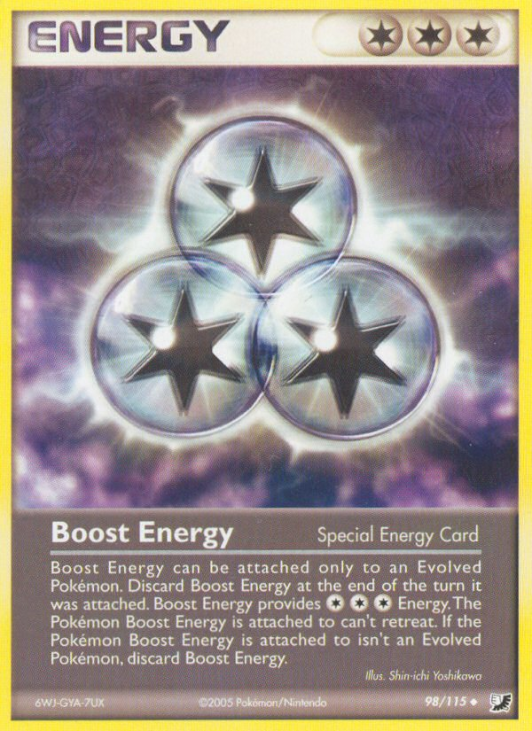 Boost Energy (98/115) [EX: Unseen Forces] | Jomio and Rueliete's Cards and Comics