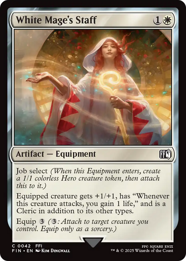 White Mage's Staff [FINAL FANTASY] | Jomio and Rueliete's Cards and Comics