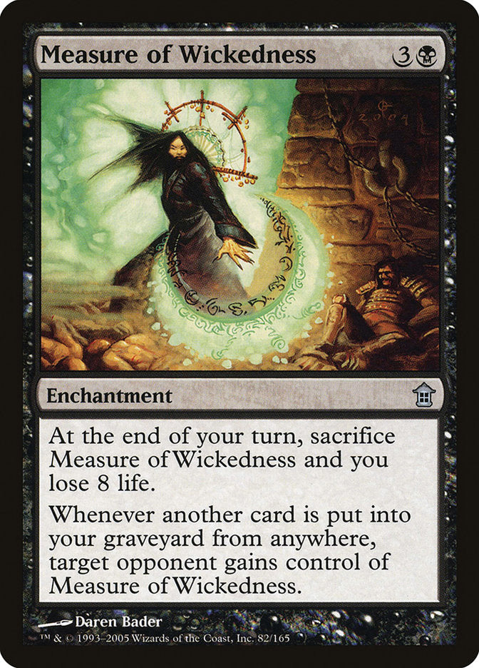 Measure of Wickedness [Saviors of Kamigawa] | Jomio and Rueliete's Cards and Comics