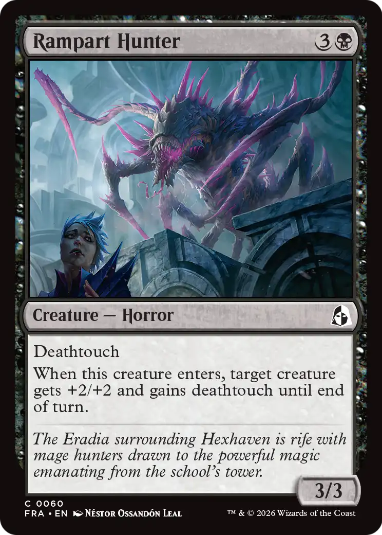 Rampart Hunter [Reality Fracture] | Jomio and Rueliete's Cards and Comics