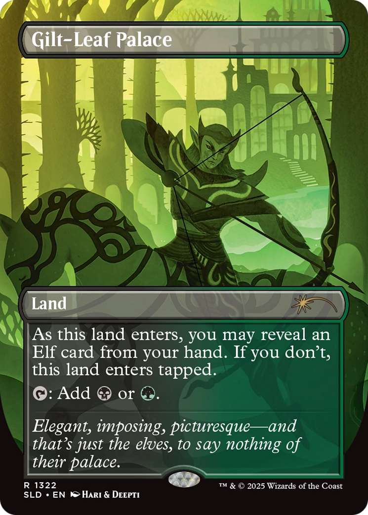 Gilt-Leaf Palace (Rainbow Foil) [Secret Lair Drop Series] | Jomio and Rueliete's Cards and Comics