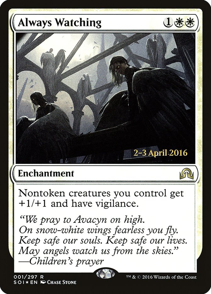 Always Watching [Shadows over Innistrad Prerelease Promos] | Jomio and Rueliete's Cards and Comics