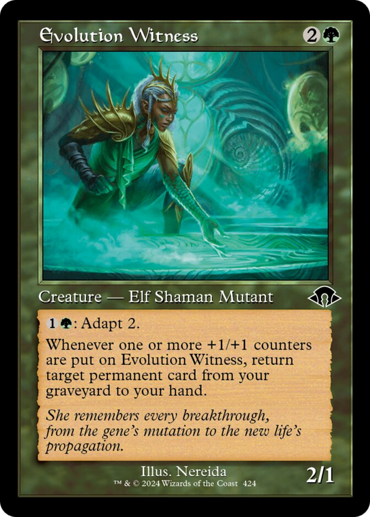 Evolution Witness (Retro) [Modern Horizons 3] | Jomio and Rueliete's Cards and Comics