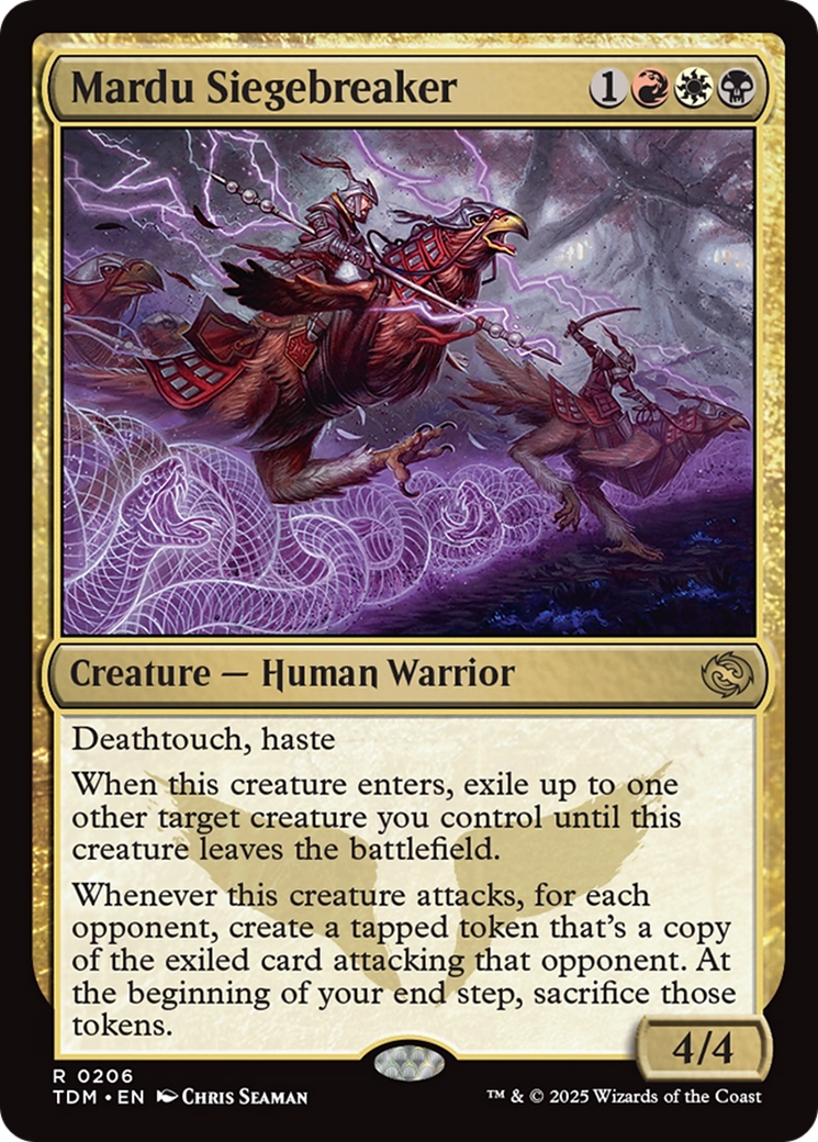 Mardu Siegebreaker [Tarkir: Dragonstorm] | Jomio and Rueliete's Cards and Comics