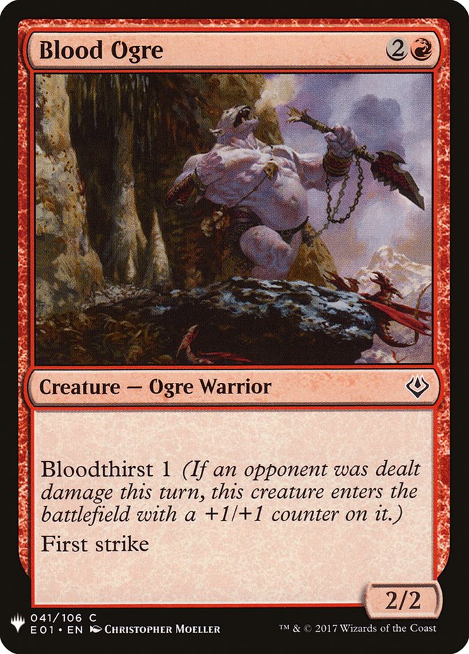Blood Ogre [Mystery Booster] | Jomio and Rueliete's Cards and Comics
