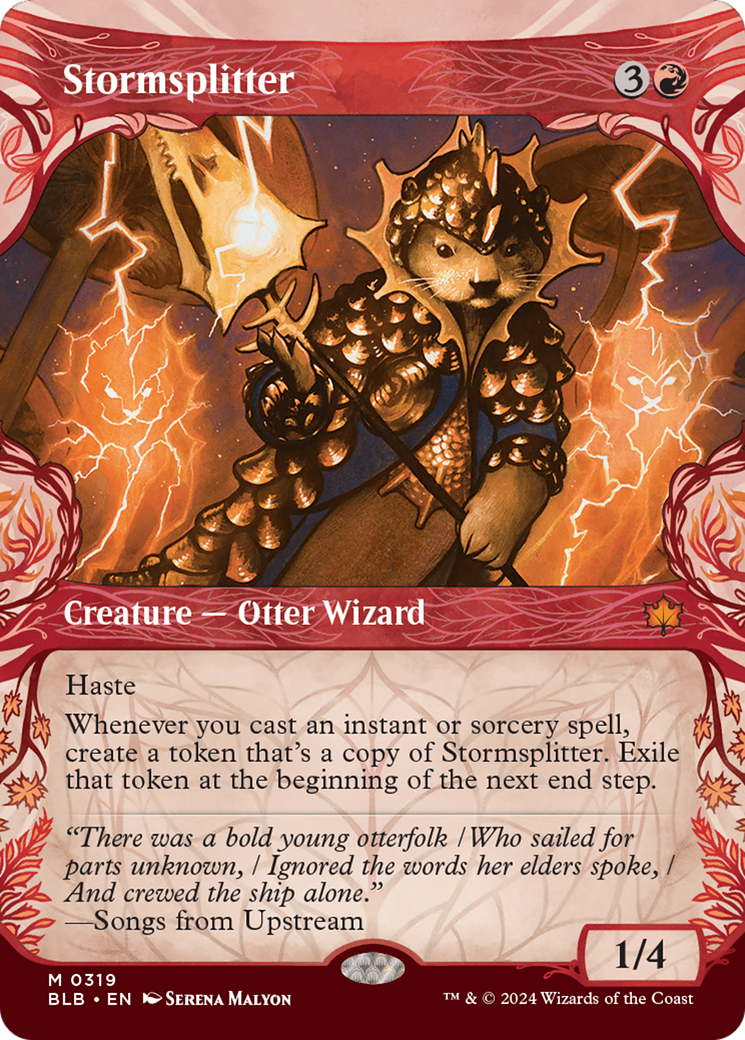 Stormsplitter (Showcase) [Bloomburrow] | Jomio and Rueliete's Cards and Comics