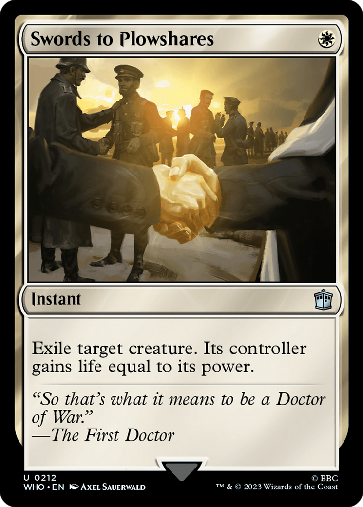 Swords to Plowshares [Doctor Who] | Jomio and Rueliete's Cards and Comics