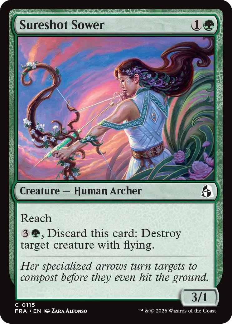 Sureshot Sower [Reality Fracture] | Jomio and Rueliete's Cards and Comics
