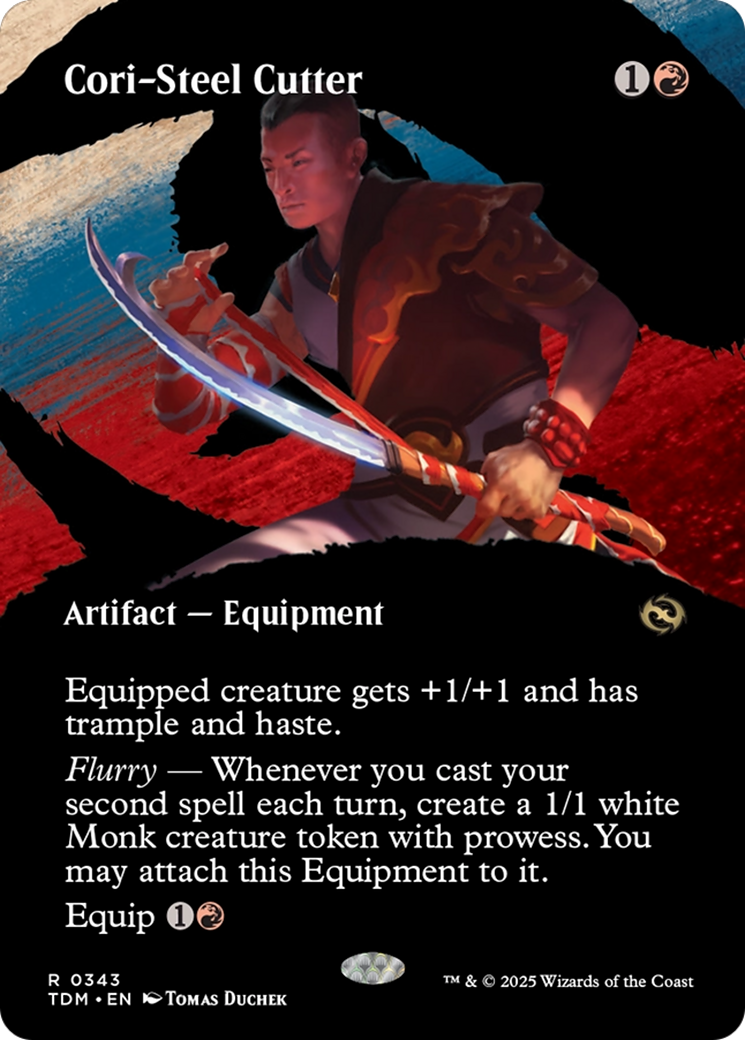Cori-Steel Cutter (Borderless) [Tarkir: Dragonstorm] | Jomio and Rueliete's Cards and Comics