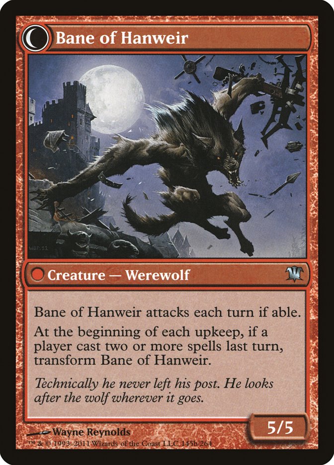 Hanweir Watchkeep // Bane of Hanweir [Innistrad] | Jomio and Rueliete's Cards and Comics