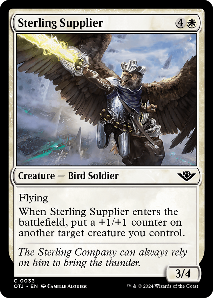 Sterling Supplier [Outlaws of Thunder Junction] | Jomio and Rueliete's Cards and Comics