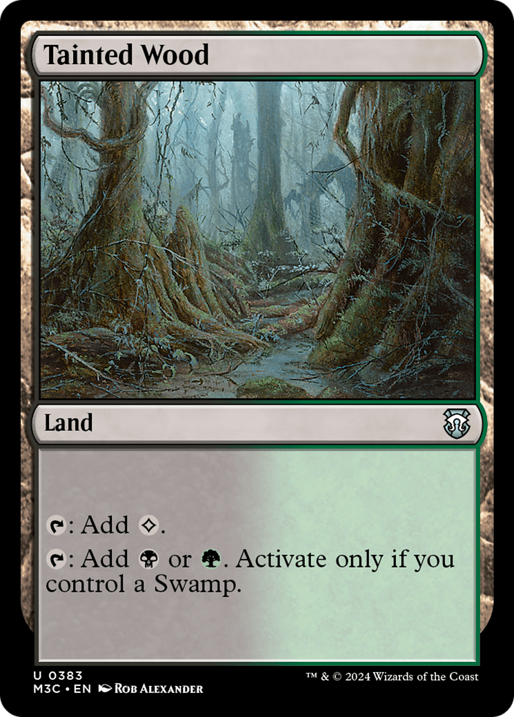 Tainted Wood (Ripple Foil) [Modern Horizons 3 Commander] | Jomio and Rueliete's Cards and Comics
