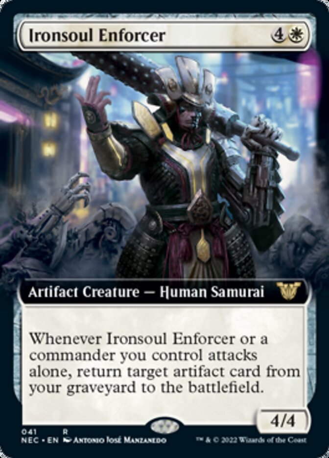 Ironsoul Enforcer (Extended Art) [Kamigawa: Neon Dynasty Commander] | Jomio and Rueliete's Cards and Comics