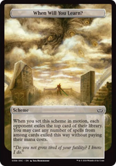 When Will You Learn? (Full Art) [Duskmourn: Archenemy] | Jomio and Rueliete's Cards and Comics
