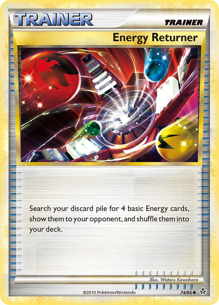 Energy Returner (74/95) [HeartGold & SoulSilver: Unleashed] | Jomio and Rueliete's Cards and Comics