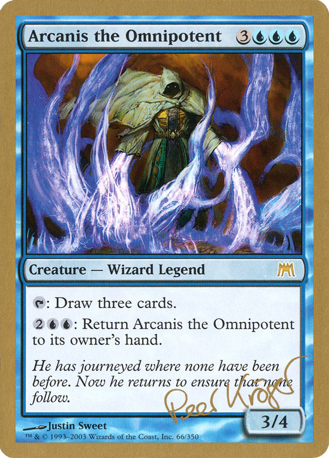 Arcanis the Omnipotent (Peer Kroger) [World Championship Decks 2003] | Jomio and Rueliete's Cards and Comics