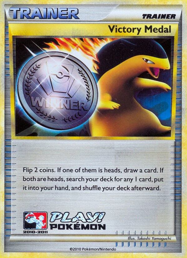 Victory Medal (2010-2011) (Battle Road Autumn) [League & Championship Cards] | Jomio and Rueliete's Cards and Comics