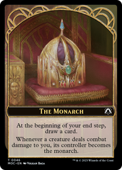 The Monarch // Shapeshifter Double-Sided Token [March of the Machine Commander Tokens] | Jomio and Rueliete's Cards and Comics