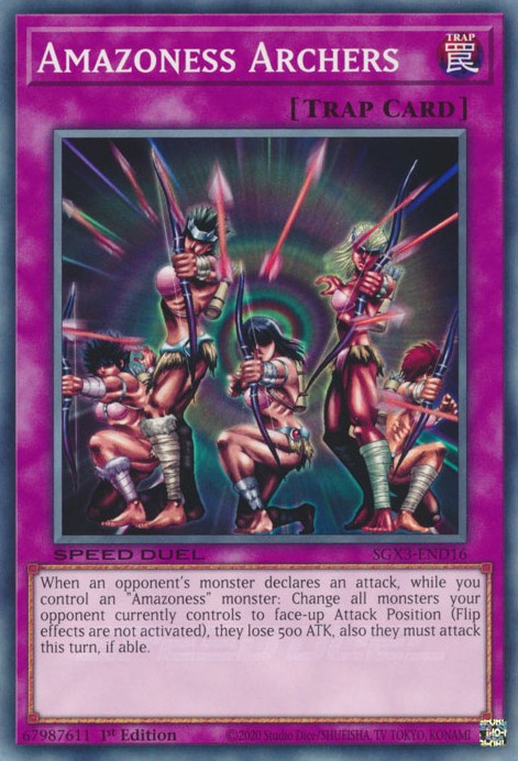 Amazoness Archers [SGX3-END16] Common | Jomio and Rueliete's Cards and Comics