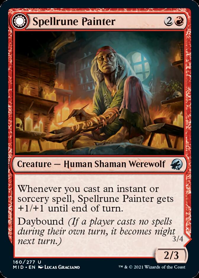 Spellrune Painter // Spellrune Howler [Innistrad: Midnight Hunt] | Jomio and Rueliete's Cards and Comics