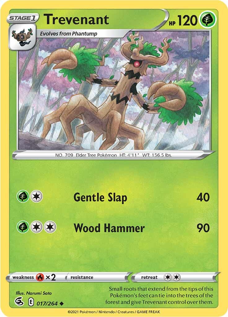 Trevenant (017/264) [Sword & Shield: Fusion Strike] | Jomio and Rueliete's Cards and Comics