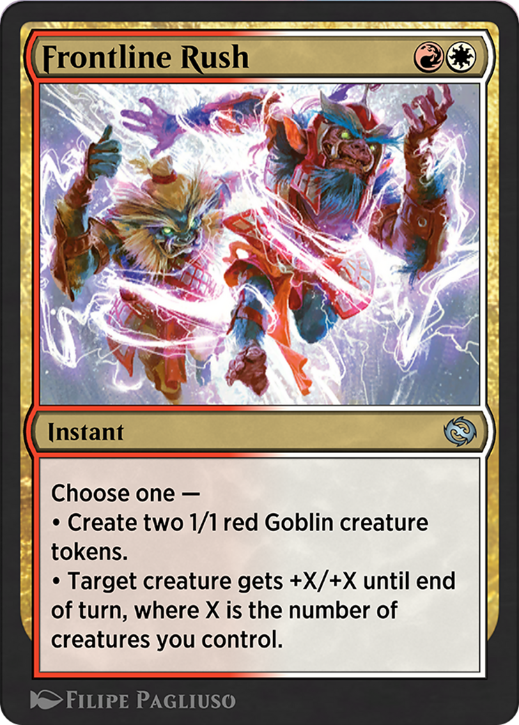 Frontline Rush [Tarkir: Dragonstorm] | Jomio and Rueliete's Cards and Comics