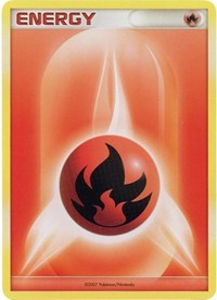 Fire Energy (2007 Unnumbered D P Style) [League & Championship Cards] | Jomio and Rueliete's Cards and Comics