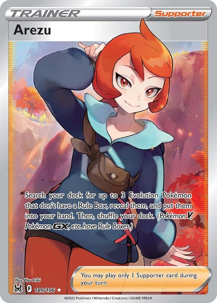 Arezu (189/196) [Sword & Shield: Lost Origin] | Jomio and Rueliete's Cards and Comics