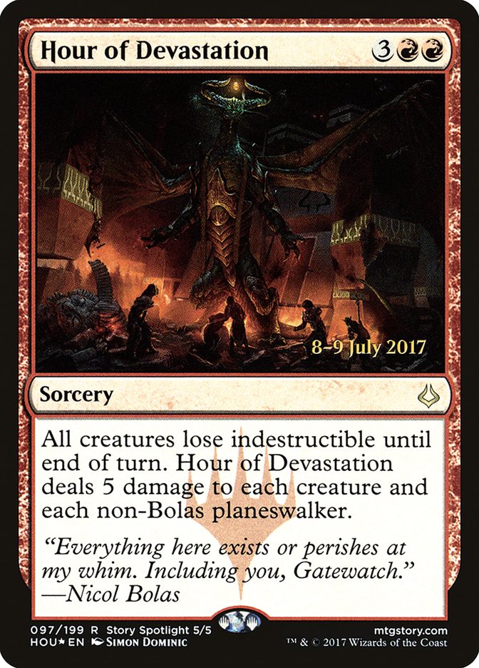 Hour of Devastation [Hour of Devastation Prerelease Promos] | Jomio and Rueliete's Cards and Comics