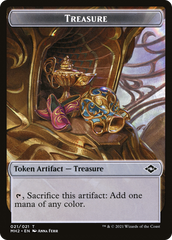 Treasure // Daretti Emblem Double-Sided Token [Secret Lair Drop Series] | Jomio and Rueliete's Cards and Comics
