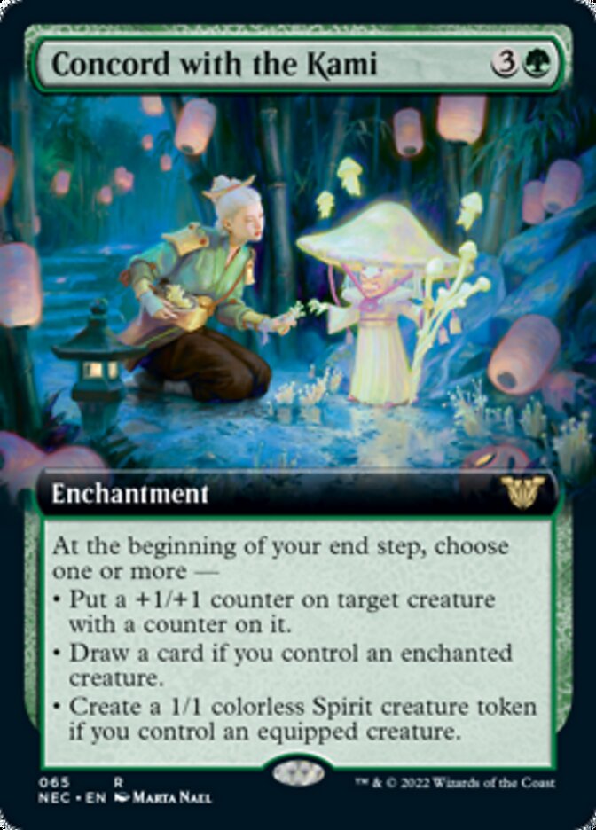 Concord with the Kami (Extended Art) [Kamigawa: Neon Dynasty Commander] | Jomio and Rueliete's Cards and Comics