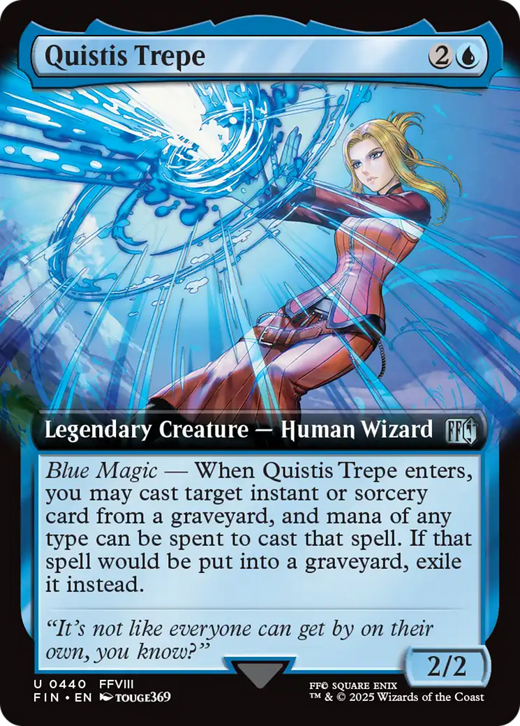 Quistis Trepe (Extended Art) [FINAL FANTASY] | Jomio and Rueliete's Cards and Comics