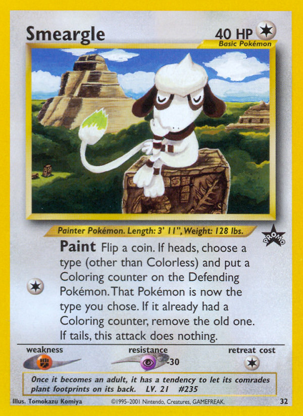 Smeargle (32) [Wizards of the Coast: Black Star Promos] | Jomio and Rueliete's Cards and Comics