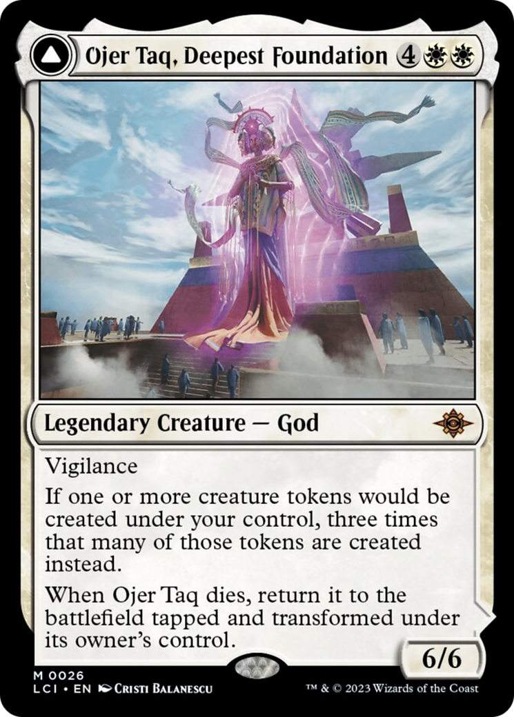 Ojer Taq, Deepest Foundation // Temple of Civilization [The Lost Caverns of Ixalan] | Jomio and Rueliete's Cards and Comics