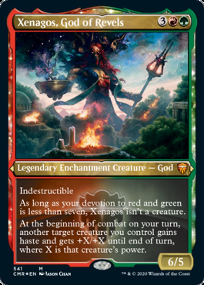 Xenagos, God of Revels (Etched) [Commander Legends] | Jomio and Rueliete's Cards and Comics