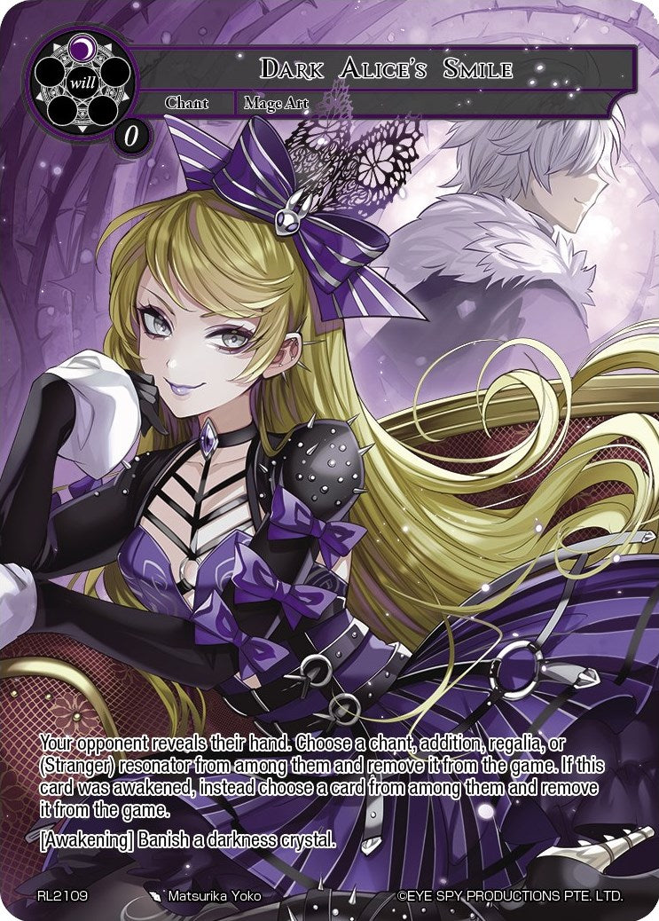 Dark Alice's Smile (RL2109) [Promo Cards] | Jomio and Rueliete's Cards and Comics
