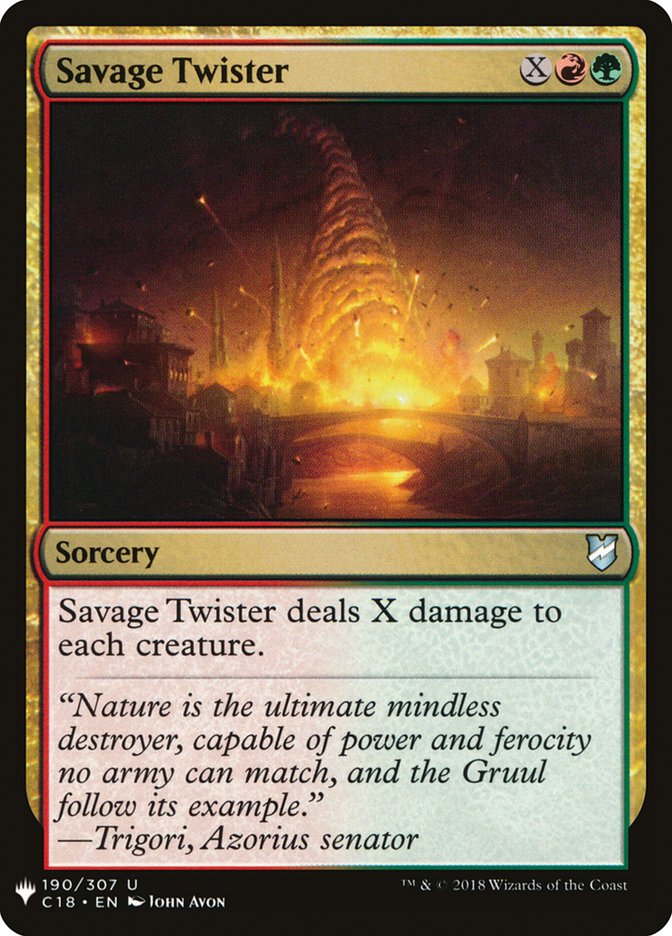 Savage Twister [Mystery Booster] | Jomio and Rueliete's Cards and Comics