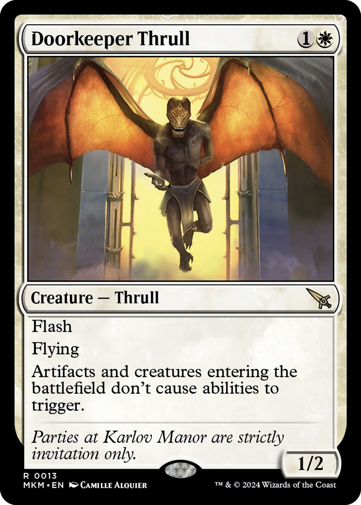 Doorkeeper Thrull [Murders at Karlov Manor] | Jomio and Rueliete's Cards and Comics